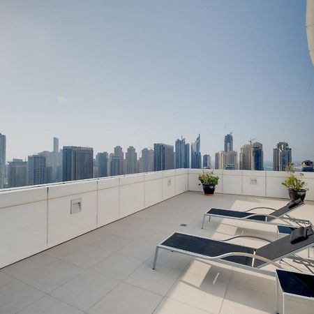 Luxury Apt - Rooftop Pool - City View Dubai Luaran gambar
