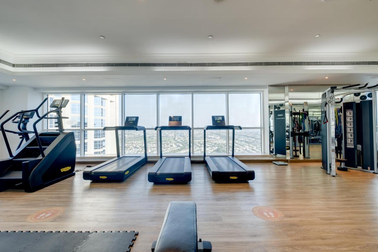 Luxury Apt - Rooftop Pool - City View Dubai Luaran gambar