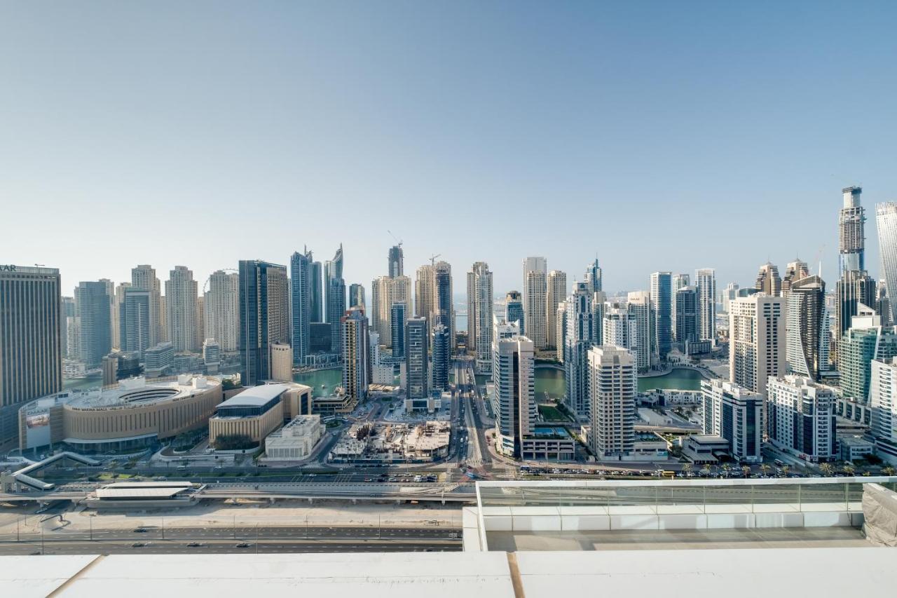 Luxury Apt - Rooftop Pool - City View Dubai Luaran gambar