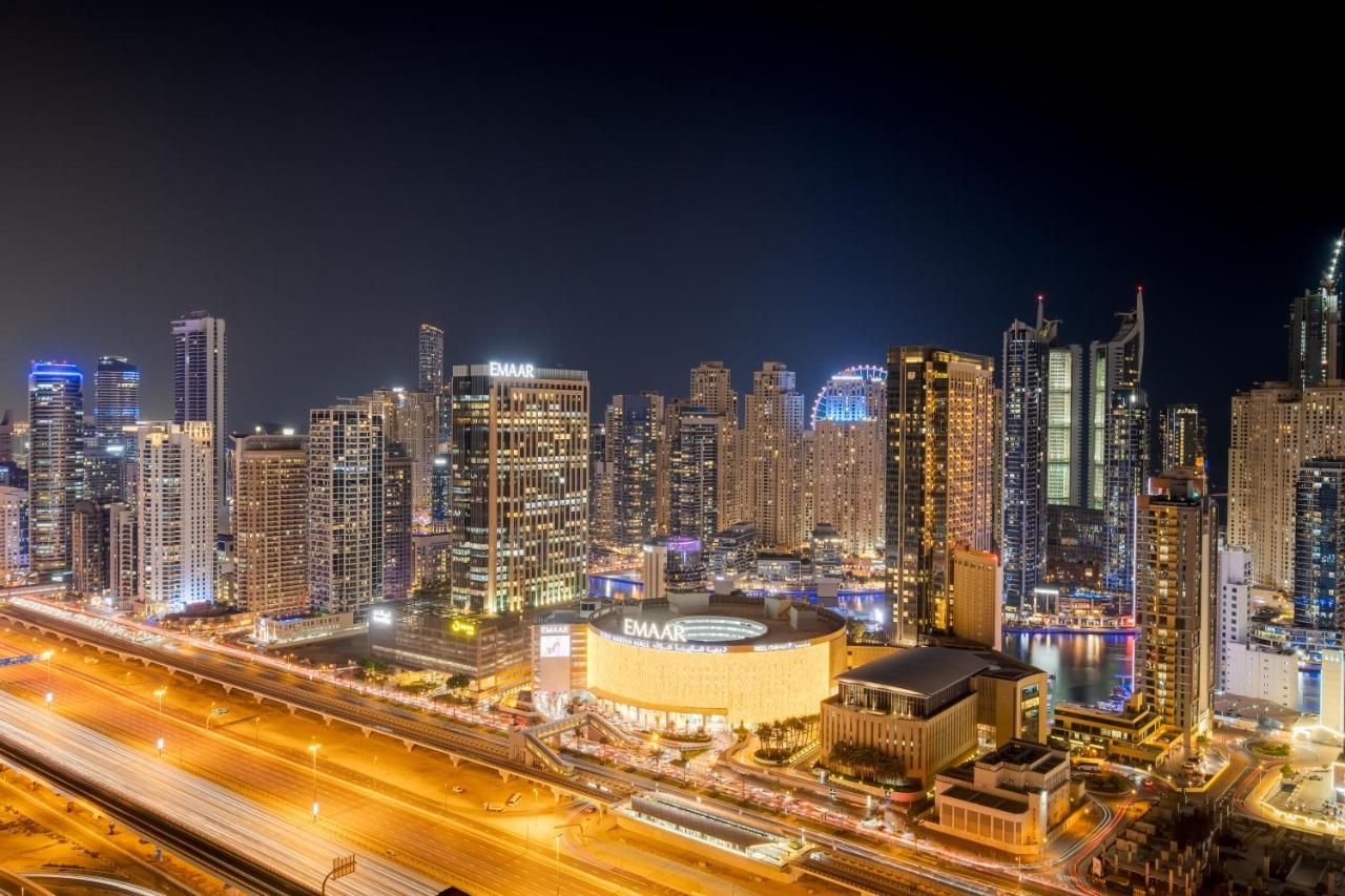 Luxury Apt - Rooftop Pool - City View Dubai Luaran gambar