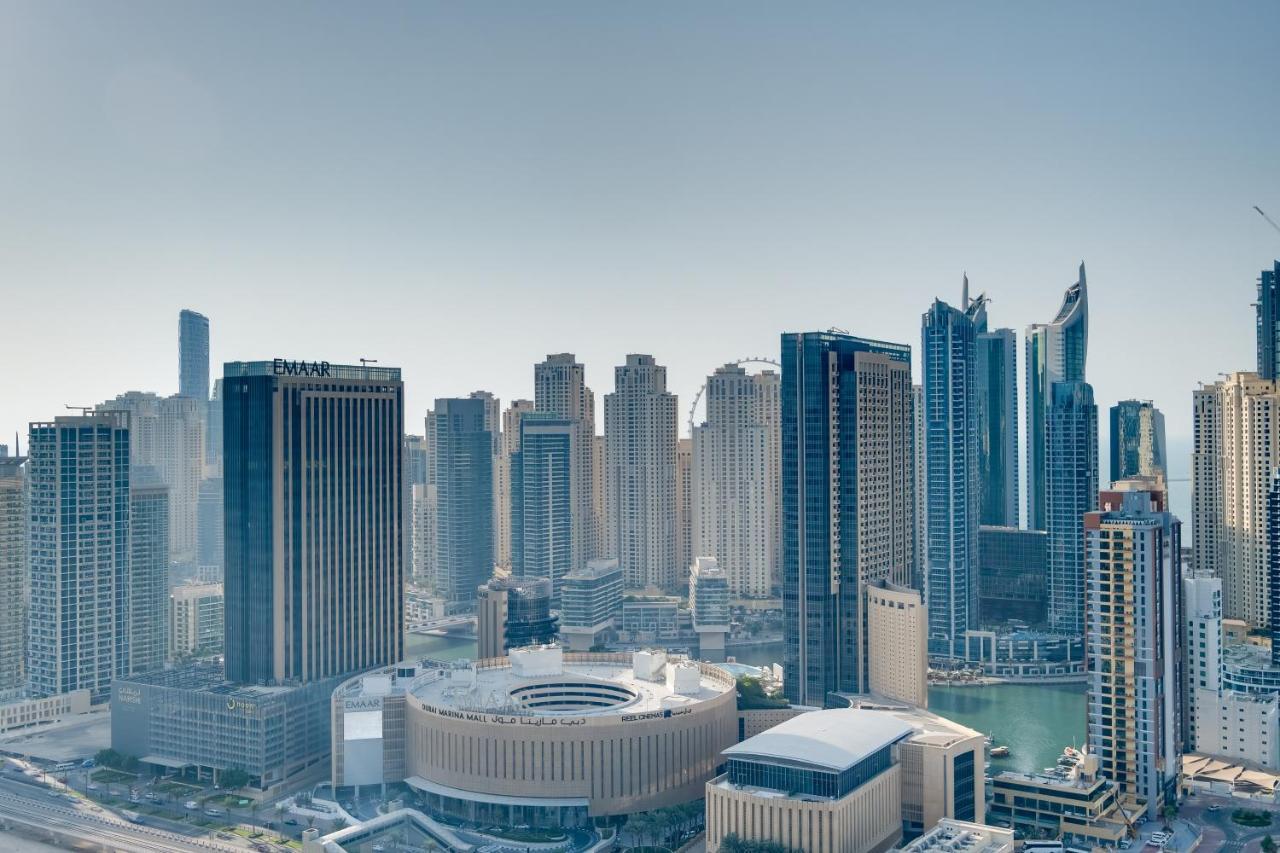 Luxury Apt - Rooftop Pool - City View Dubai Luaran gambar