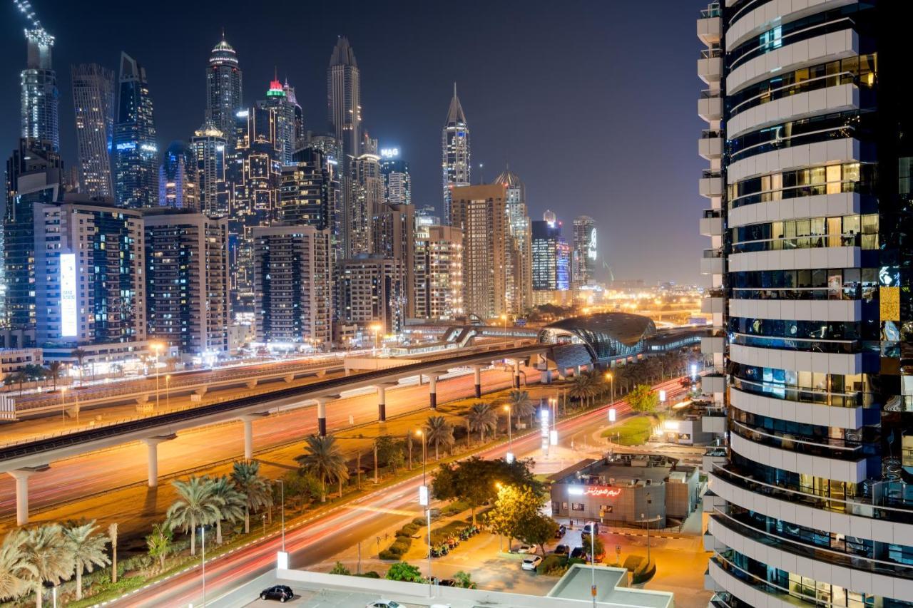 Luxury Apt - Rooftop Pool - City View Dubai Luaran gambar
